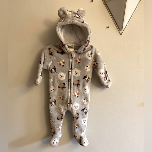 Fleece Zip Up Baby Suit - Picture 1 of 7
